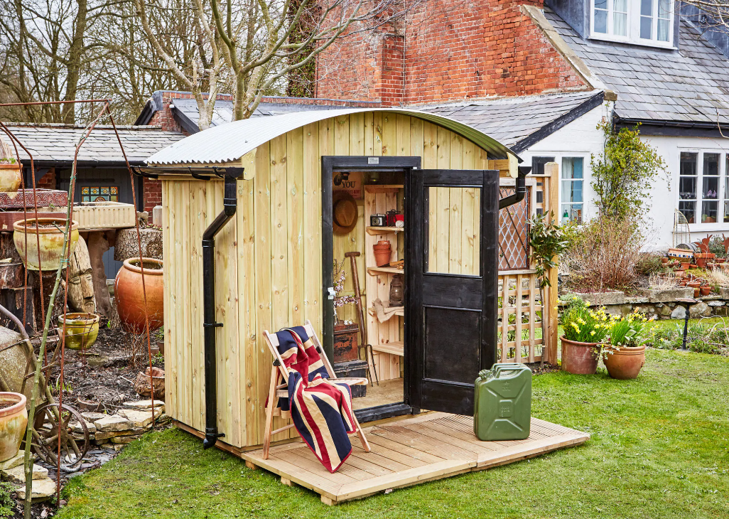 outdoor shed