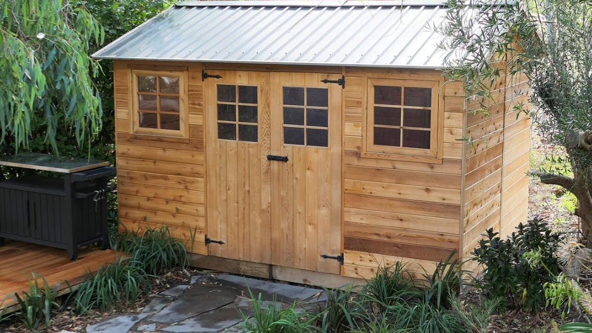 Garden sheds timber