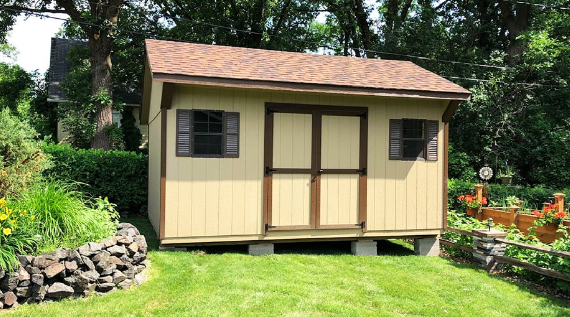 Where do you put your extra stuff? Buy a garden shed